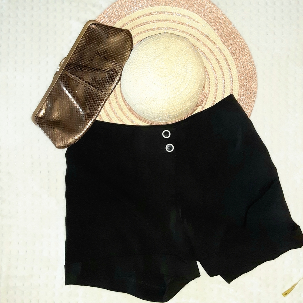 WHBM Black Dress Shorts 4